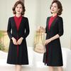 Mom's 2025 Spring Slimming Two-Piece Dress for Mid-Aged Women