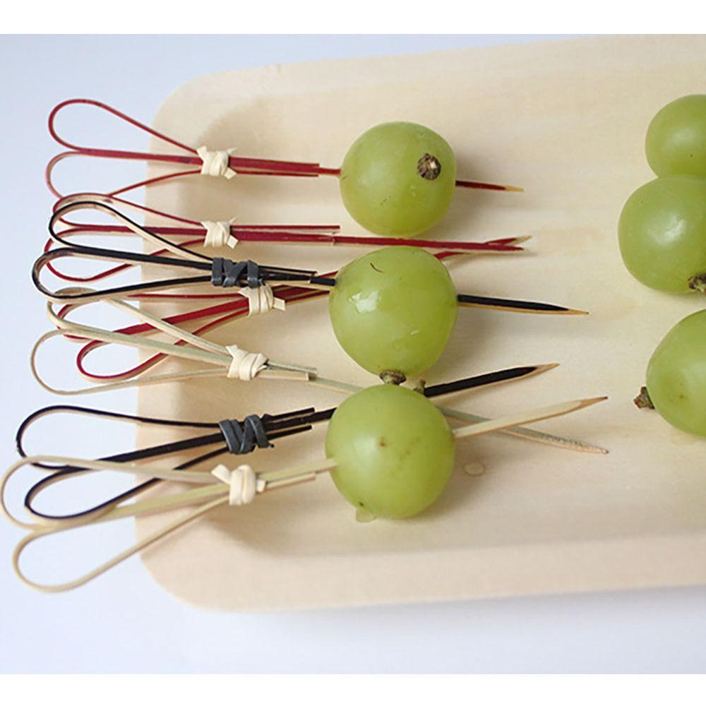Bamboo Skewer Sticks Picks Eco-friendly Bamboo Cocktail New Toothpick Picks Sticks