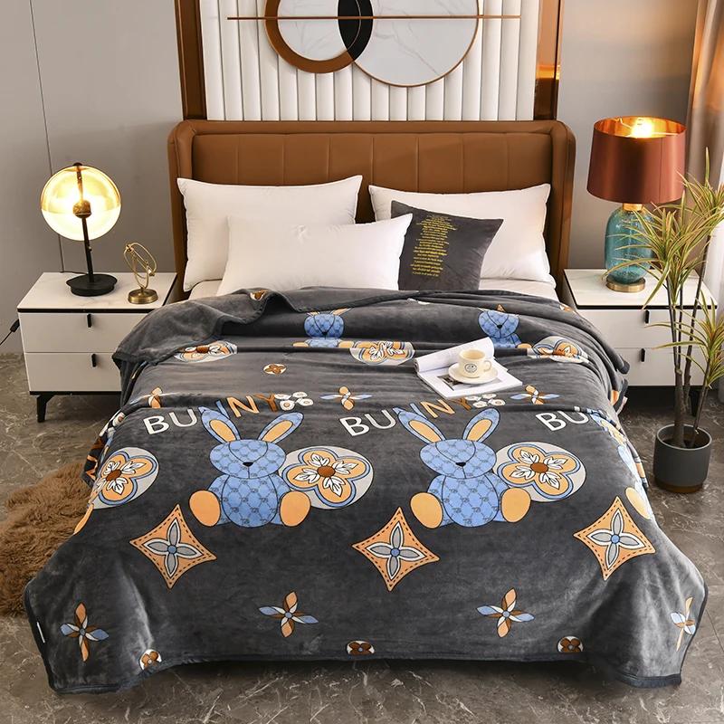 Белое цветочное одеяло, роскошное теплое, пушистое, мягкое, уютное фланелевое одеяло для дома, дивана, кресла, декоративное одеяло для спальни, кровати