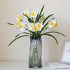 Искусственные цветы нарцисса Real Touch, искусственный букет из шелковых цветов, украшение для дома