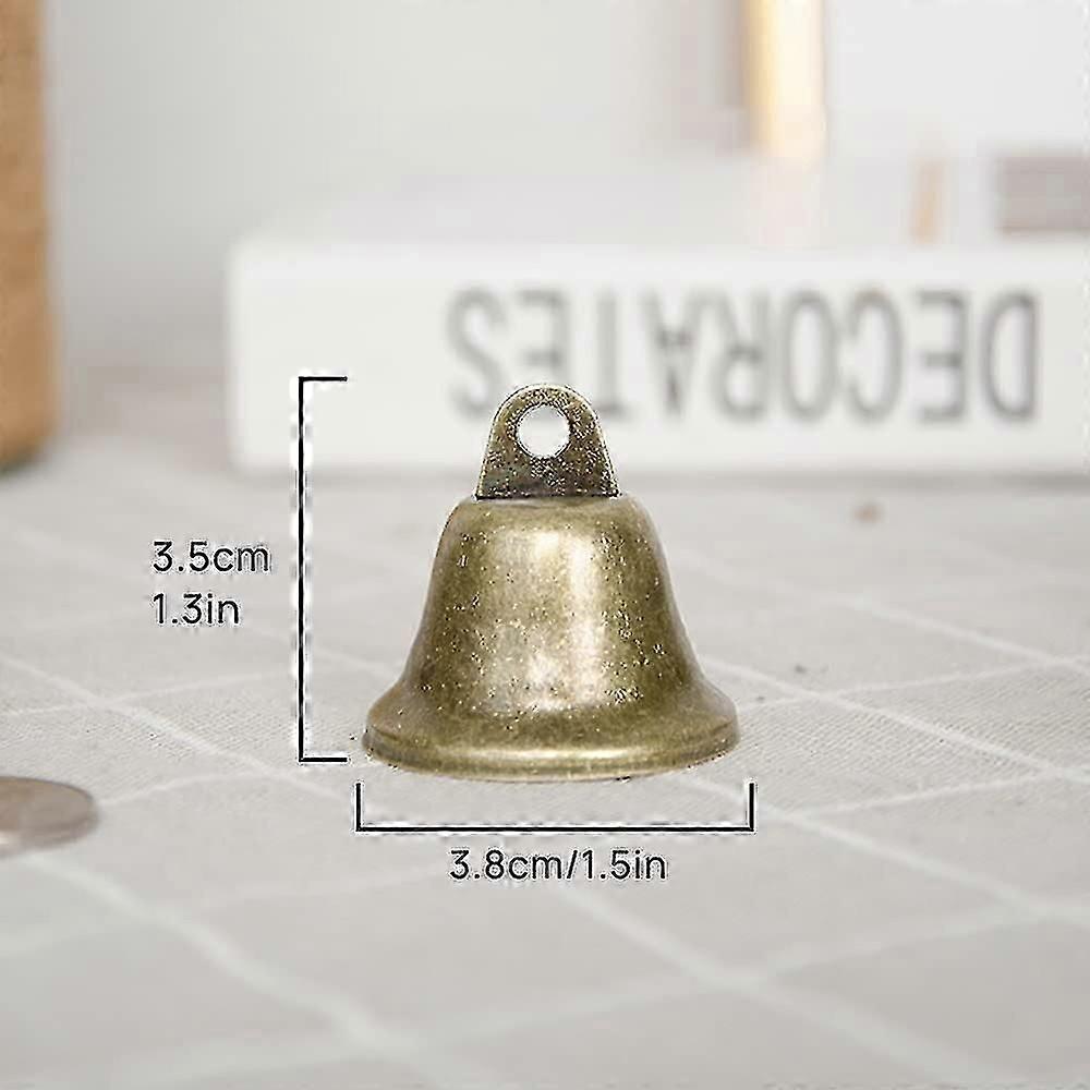 20-Piece Vintage Decorative Small Bells - Craft Bells for DIY Ornaments & Home Decor