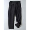 Men's Outdoor Hiking Softshell Pants, Five-Proof Fabric, Autumn and Winter Fleece-Lined, Warm Straight-Leg Sports Pants