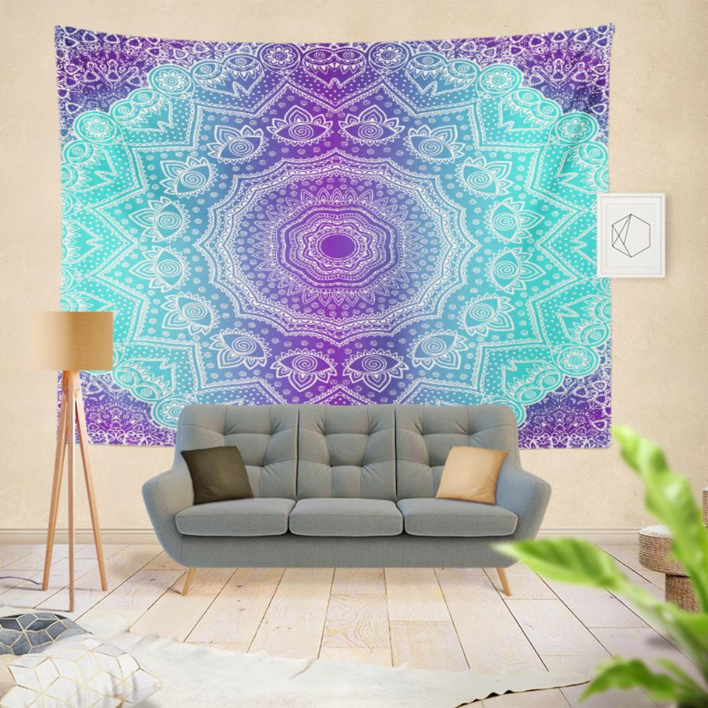 Mandala Tapestry Bedroom Decoration Painting Room Background Wall Cloth Bedhead Hanging Cloth