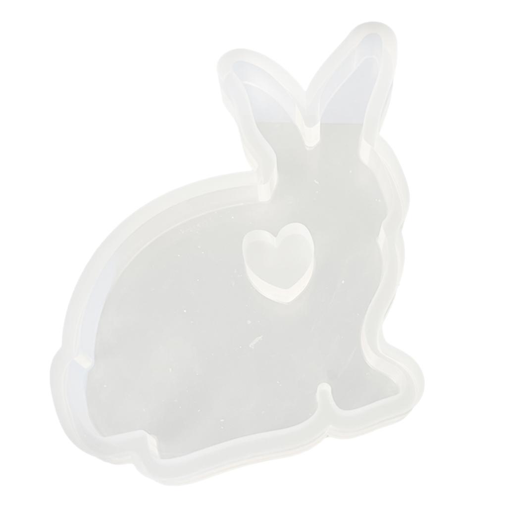 Пасхальный кролик смоляная литейная форма 3D кролик свеча силиконовая форма для самостоятельного изготовления свечей глина ремесло гипс домашнее украшение