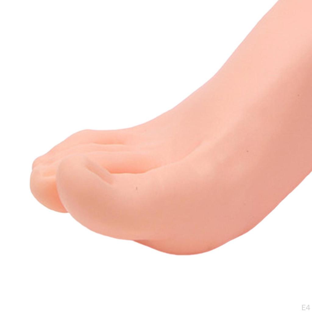 1:1 Female Flat Feet Foot Model Manicure Movie Props Drawing Reflexology Massage Practice Art