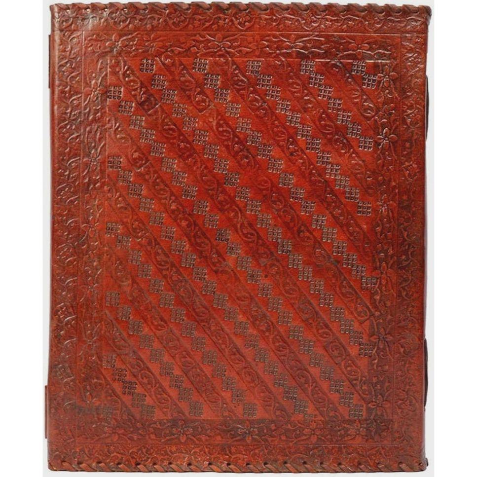 Embossed Tree of Life Leather Journal: , Vintage Style