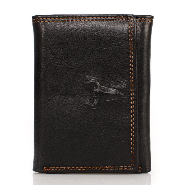 Кошелек тройного сложения и держатель для карт из натуральной кожи – повседневный вариант из коровьей кожи с отделениями для нескольких карт для мужчин и женщин.