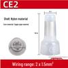 CE Nipple Type Transparent Flame Retardant Wire Connector Caps, Quick Connect Nylon Crimp Terminals