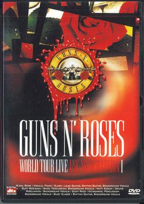DVD GUNS N’ ROSES - Мировой тур Живое выступление Use Your Illusion I НИ ОДИН НЕ НА ЛЕЙБЛЕ 2003 Южная Корея Музыкальное видео Б/У