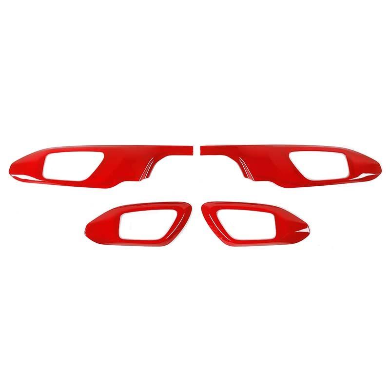 ABS Накладка-декорация на ручку внутренней двери для Jeep Compass 2021 года и новее, аксессуары для интерьера