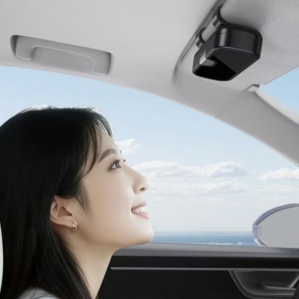 Press Switch Car Glasses Box Shock-proof Eyeglasses Protection Box Car Sunglasses Holder  Car Visor