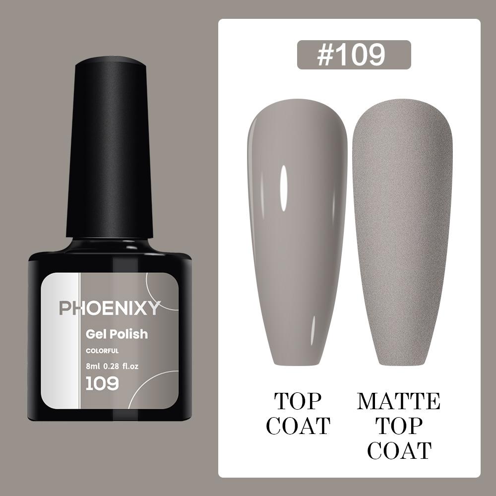PHOENIXY, 50 шт., гель-лак для ногтей, долговечный гель-лак, верхнее базовое покрытие, полуперманентный гель-лак, дизайн ногтей «сделай сам»