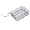 Fry Basket with Foldable Detachable Handle Multifunctional Stainless Steel Fine Mesh Frying Basket for Frying Food