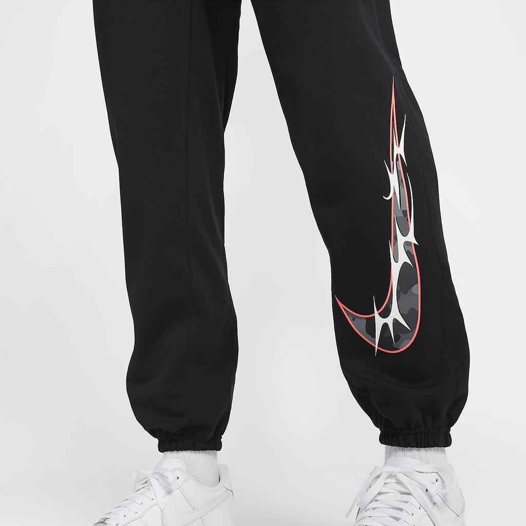 Nike Баскетбольные брюки Standard Issue Dri-Fit Удобные Дышащие Приятные к коже Быстросохнущие Флисовые Мужские брюки Черные HV1844010