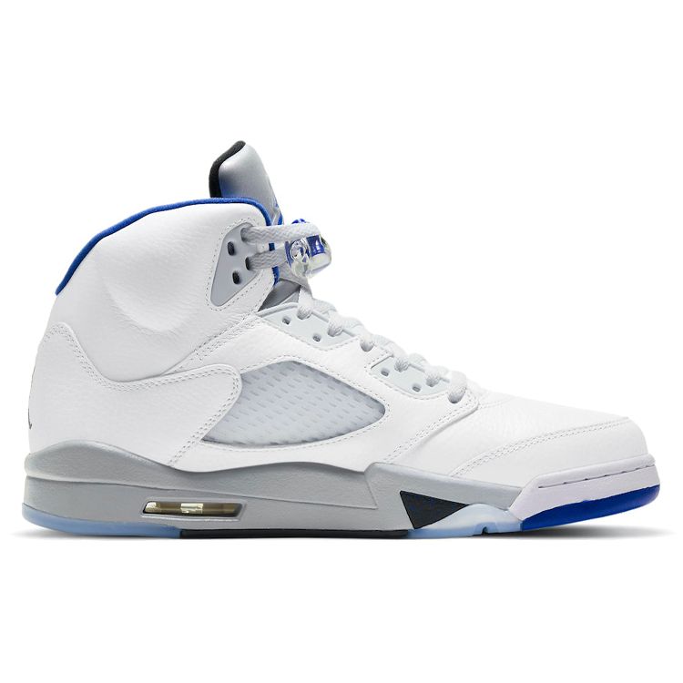 Мужские кроссовки Air Jordan 5 Retro Stealth 2.0 Белый Черный Hyper-Royal DD0587-140