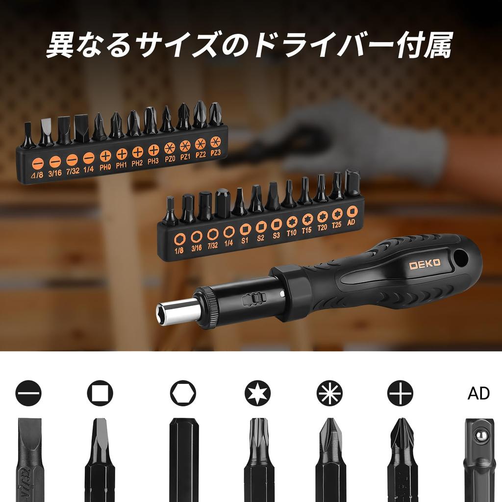 DEKOPRO Набор инструментов для дома DKMT178 из 178 предметов с ручными инструментами и жестким кейсом для переноски