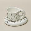 Nordic Ceramic Mug with Saucer Coffee Cup Drinking Cups and Saucers Home Office Tea Cup Coffee Cups Korean Mug Ceramic Plate