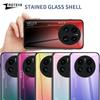 Чехол из закаленного стекла с градиентом Mate50 Pro для Huawei Mate 50 40 30 20 20X Pro Plus Mate40 Mate30 Mate20, чехлы для телефонов