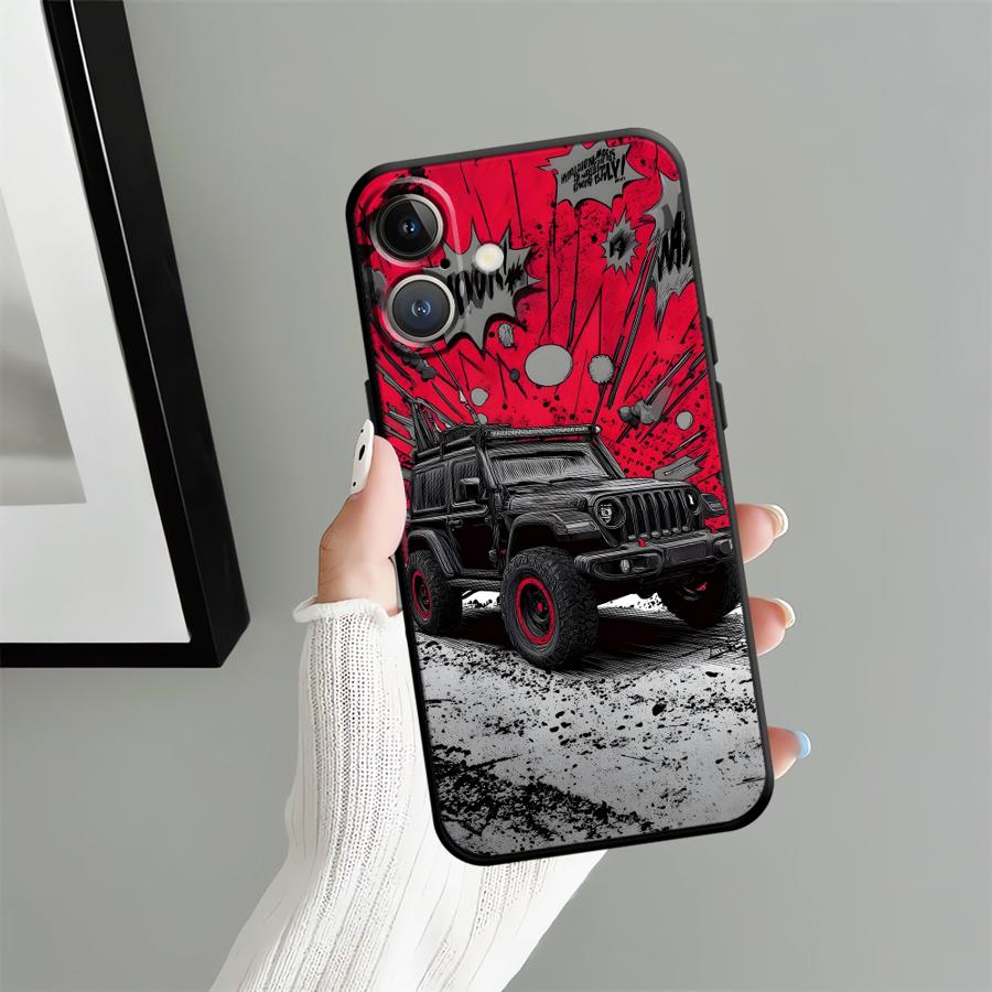 Ретро Мультяшный Автомобильный Чехол для Apple iPhone 17 Pro Max 12 XR XS MAX 14 15 Pro 7 8 16 Air 11 13 Funda Чехол для Телефона
