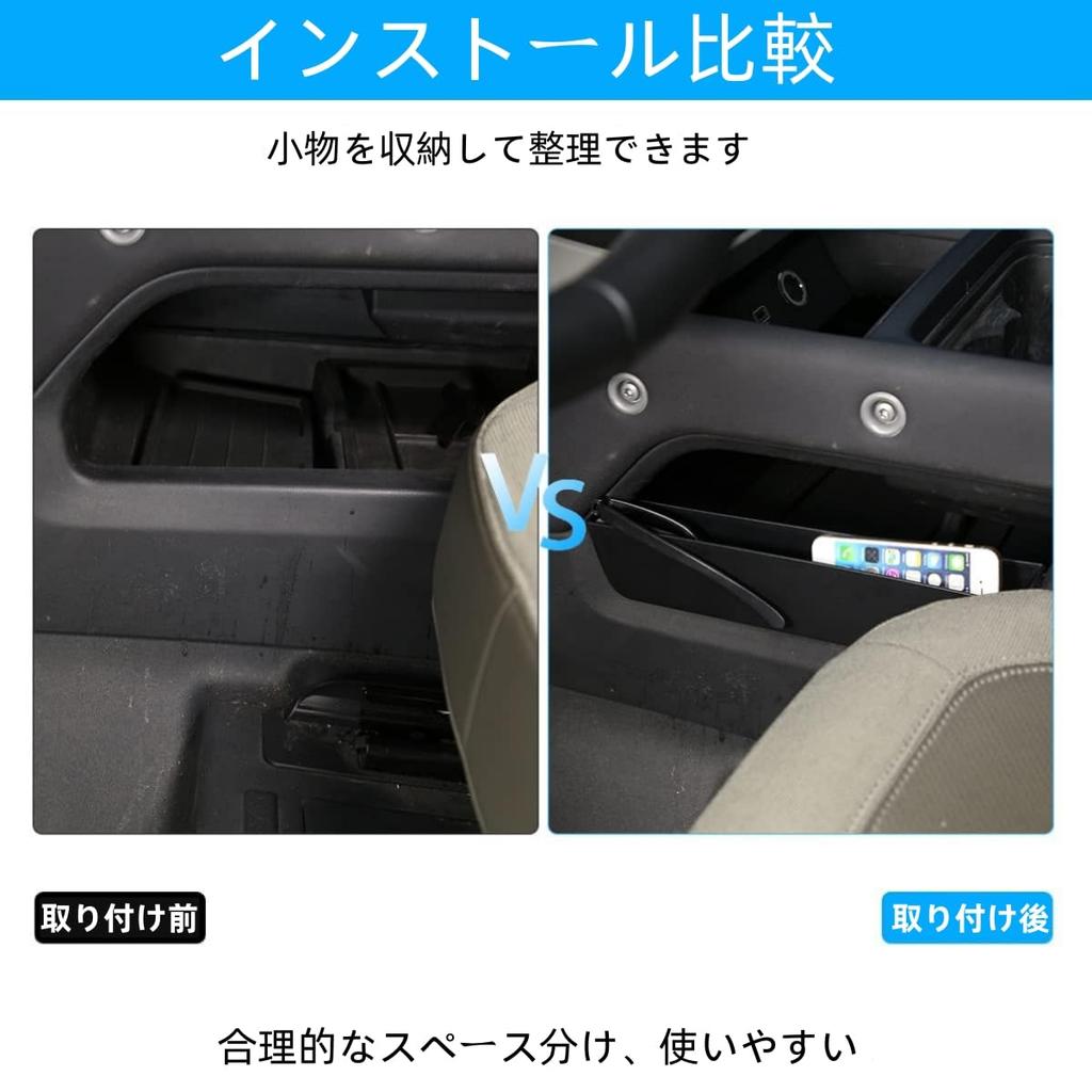 Бокс для хранения на консоль для автомобиля Land Rover Defender, центральная консоль, внешний бокс для хранения на консоль для небольшого интерьера, легко устанавливаемый АБС, комплект из 2 штук (2020-2024 гг.), Поднос,