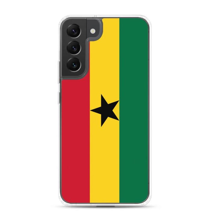 Coque Téléphone - Samsung - Galaxy S24 Plus - Drapeau Ghana - Souple - Multicolore