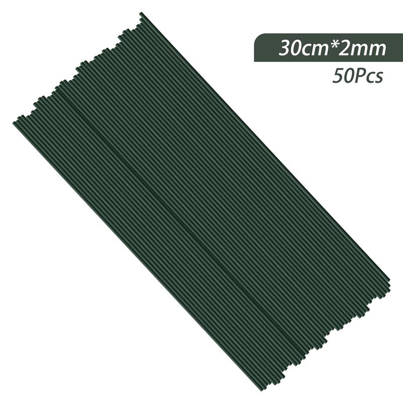 50 шт. Стебель цветка, обернутый клеем, Имитация цветочных веток, Ручная работа, DIY, Флористический стержень для цветочной композиции, Аксессуары