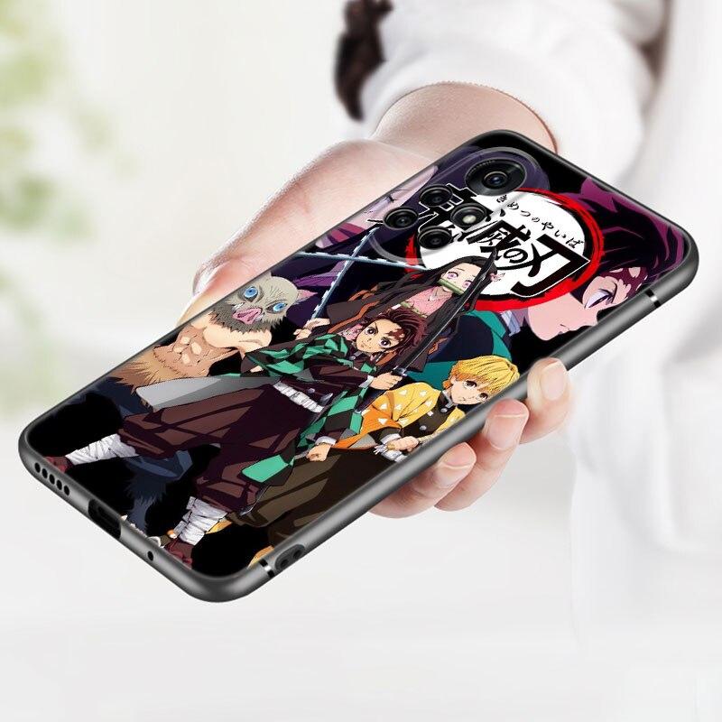 Чехол для телефона с изображением аниме «Убийца демонов» для Huawei Honor 60 50 SE 30S Mate 30 20 10 Lite 40 Nova 9 8 Pro Y60 8i 7i 7SE 5T Премиум-чехол