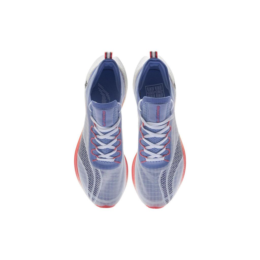 Li Ning Feidian Challenger Durable Breathable Low Top Running Shoes Women Sneaker White ARMR012-4