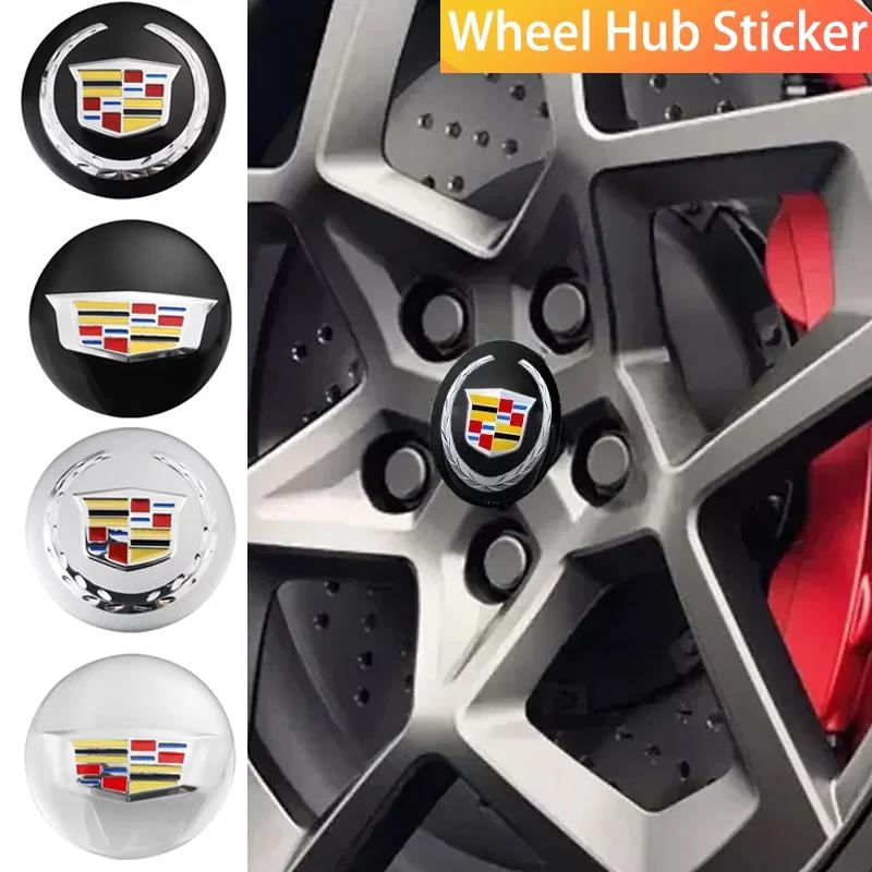 4pcs 56mm for Cadillac XT5 XTS CTS BLS SLS DTS SRX Escalade Tiburon Deville Car Wheel Center Hub Cap Rim Cover Emblem StickersIP0