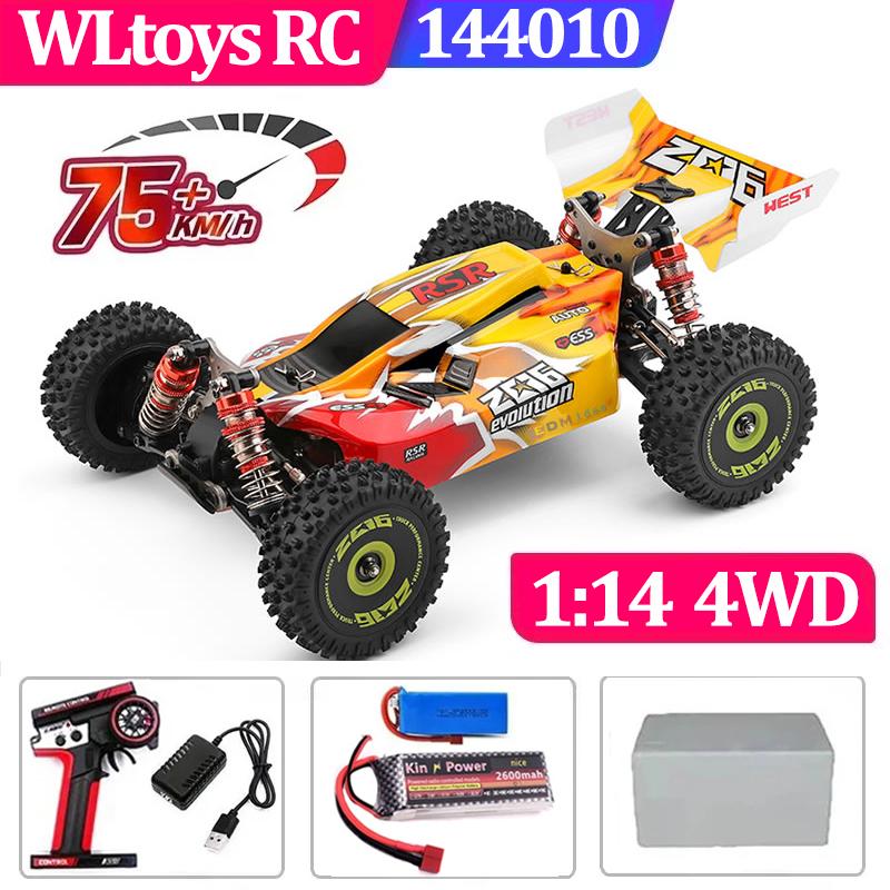 75 КМ/Ч WLtoys 124016 124017 60 КМ/Ч 144001 Электрический 4WD Пульт Дистанционного Управления Высокоскоростной Квадроцикл Дрифт RC Машины для Взрослых Игрушки