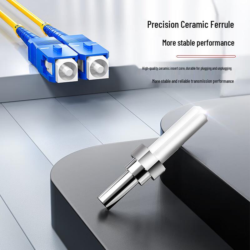 AMPCOM SC-SC Single-Mode Fiber Optic Patch Cable