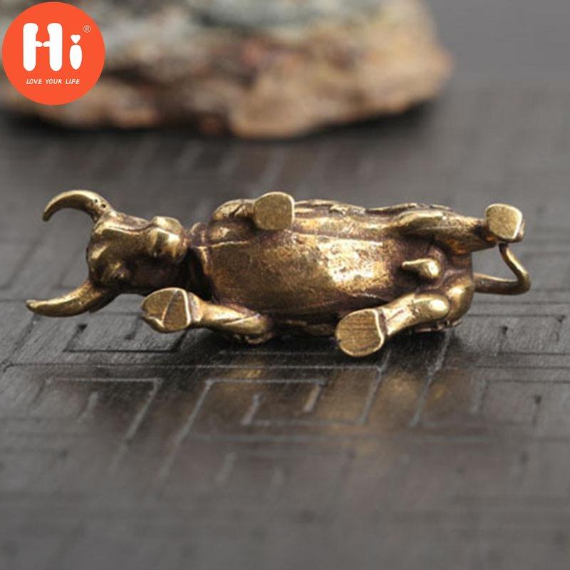 Привет, статуя корриды из чистой меди, орнамент в виде животного, настольный декор, 46*13*21 см, Hi