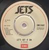 7-дюймовая пластинка JETS Lets Get It On EMI5167 EMI 1981 Япония Рок Б/у