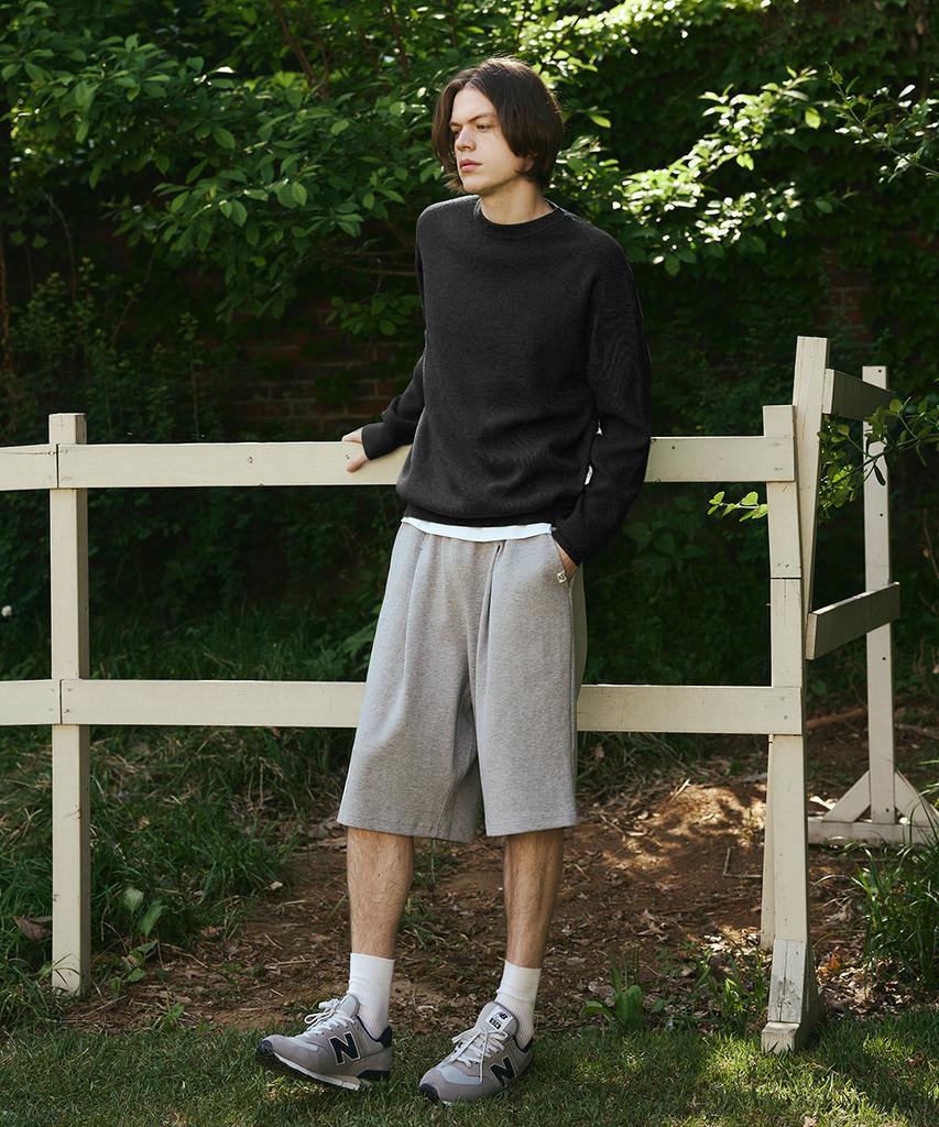 THE GREEN LAB Hazzi Round Oversized Knit [Black]