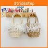 Модная летняя пляжная сумка для малыша Очаровательная плетеная ручная сумка-тоут для девочек