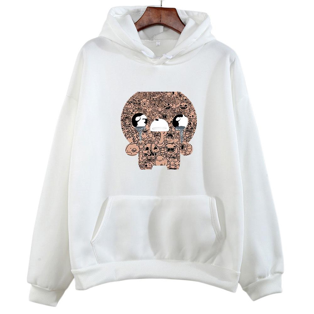 Женская толстовка большого размера Roguelike The Binding of Isaac с рисунком Kawaii/милый свитшот для взрослых с длинными рукавами, уличная одежда в корейском стиле