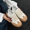 Leather little white shoes women's spring soft-soled lightweight casual sports shoes flat-soled versatile board shoes
