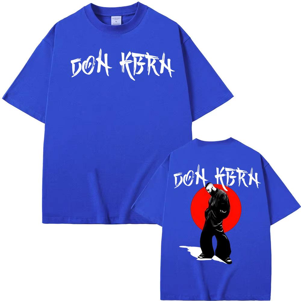 Eladio Carrion Don Kbrn Album 2025 Tour Double Sided Print T Shirts Men Women Gothic Clothes Hip Hop T-shirt 100% Cotton T Shirt