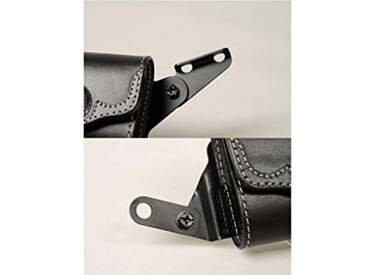 DEGNER Кожаный чехол ETC с крепежным кронштейном для Sportster Черный Harley-Davidson (04-14) - СБ-44