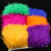 Цветная маленькая пуховая перьевая отделка тканью с пером индейки сделай сам головные украшения рукоделие одежда лампы декоративные перья
