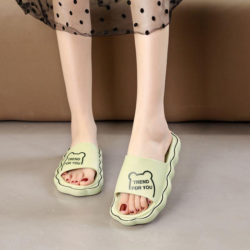 Тапочки. Лето 2023. Женская суперлегкая мягкая обувь. Нескользящая верхняя одежда. Милые сандалии.