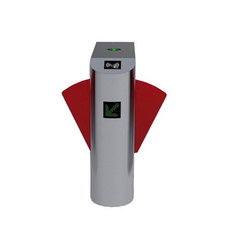 304 Stainless Steel Pedestrian Swing Gate with Facial Recognition Access Control