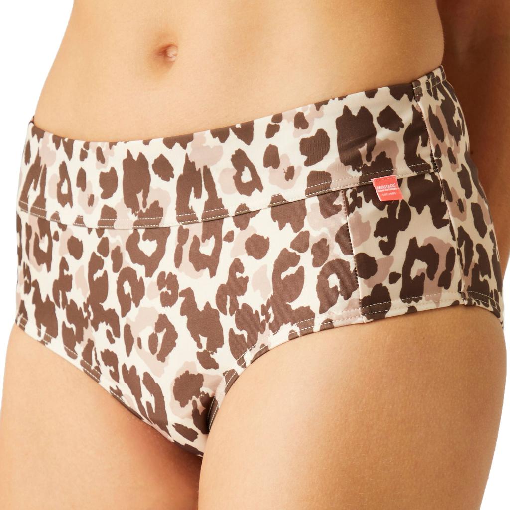 Regatta Womens/Ladies Paloma Leopard Print Swim Briefs
