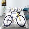 3D Bedding Set Vehicle Pattern Quilt Cover and Pillowcase 2 or 3 Pieces of Aircraft or Bicycle Printed Full-size Washable and Comfortable Bedding