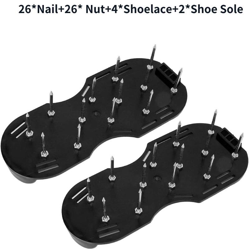 Ecofriendly Garden Planting Shoes With Plastic Material For Lawn Aeration And Gardening