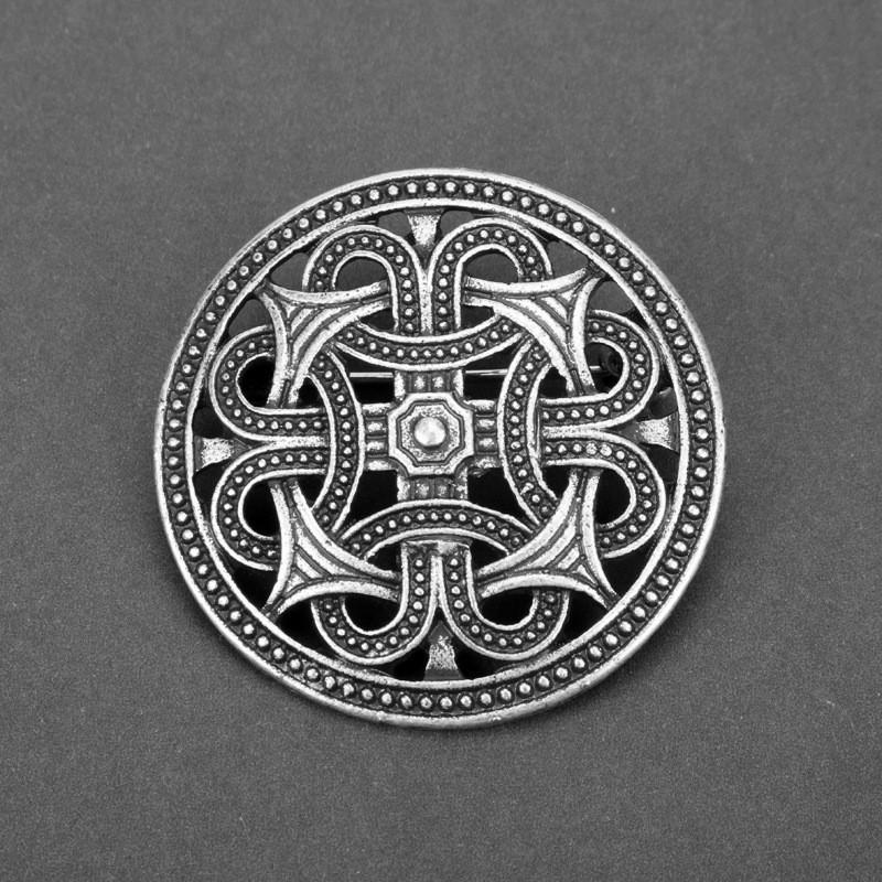 Nordic Viking Shield Pendant With Antique Alloy Design Vintage Brooch For Travel Gifts