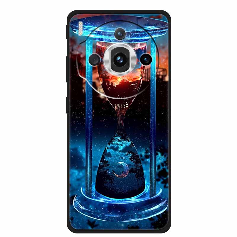 Для ZTE nubia Z60S Pro 6.78" Чехол ТПУ Мягкий Черный Силикон Расписной Милый Кот Звездный Чехол для Nubia Z60S Pro Роскошные Животные Funda