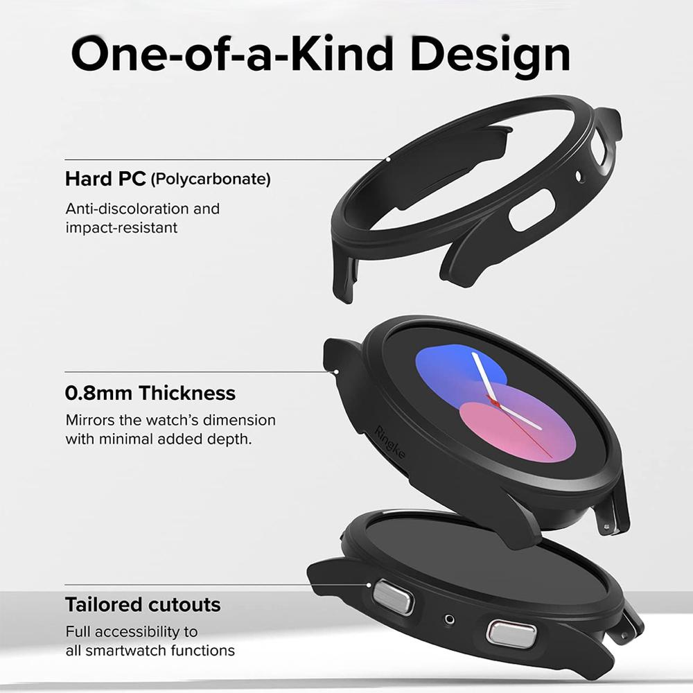 Case for Samsung Galaxy Watch 5 pro 45mm PC Bumper Cover All-Around Screen Protector case Galaxy watch 5 44mm 40mm accessories