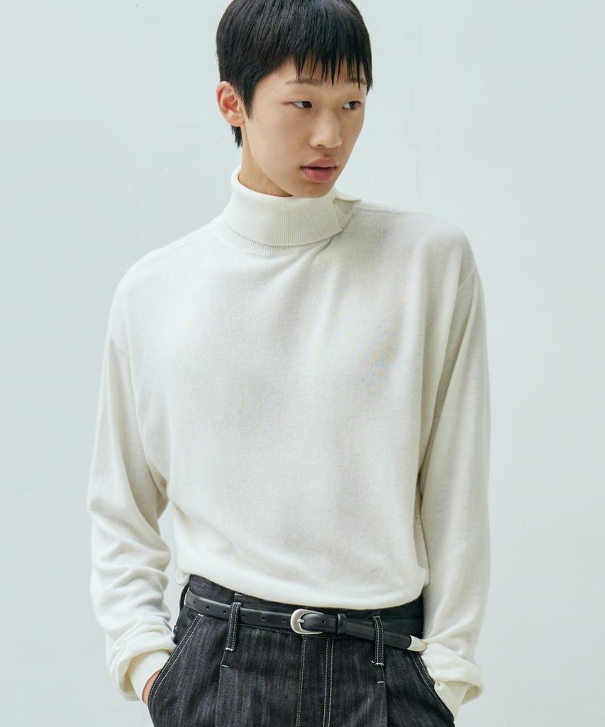 MINAV Cashmere Belle Turtleneck Knit [Mocha Brown]