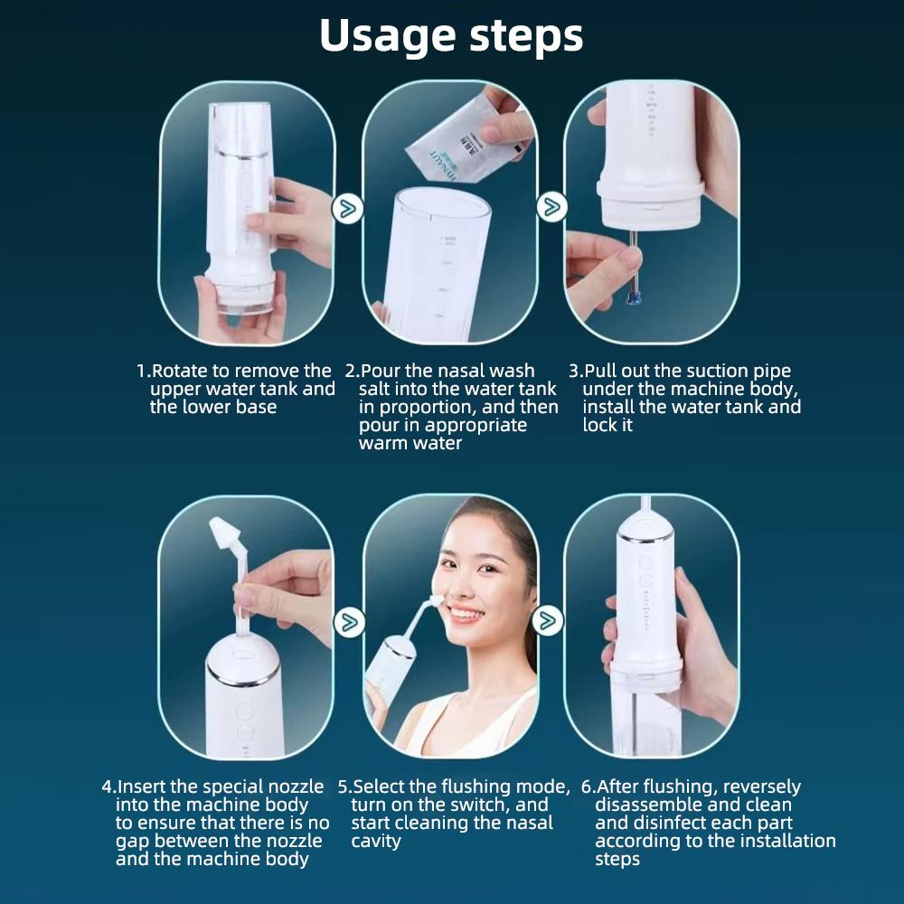 Electric Nasal Cleaning Device Designed Specifically for Families